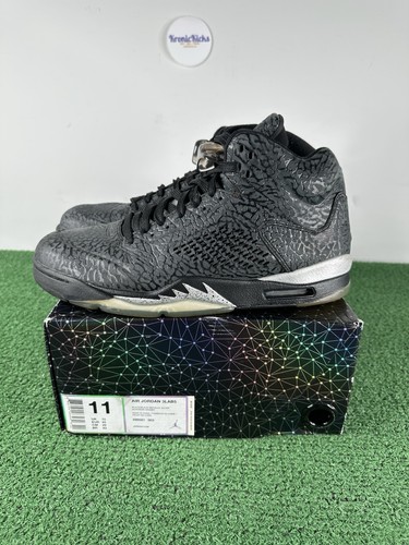Size 11 - Jordan 5 Retro 3Lab5 Elephant Print 2014 (Preowned) - Picture 2 of 11
