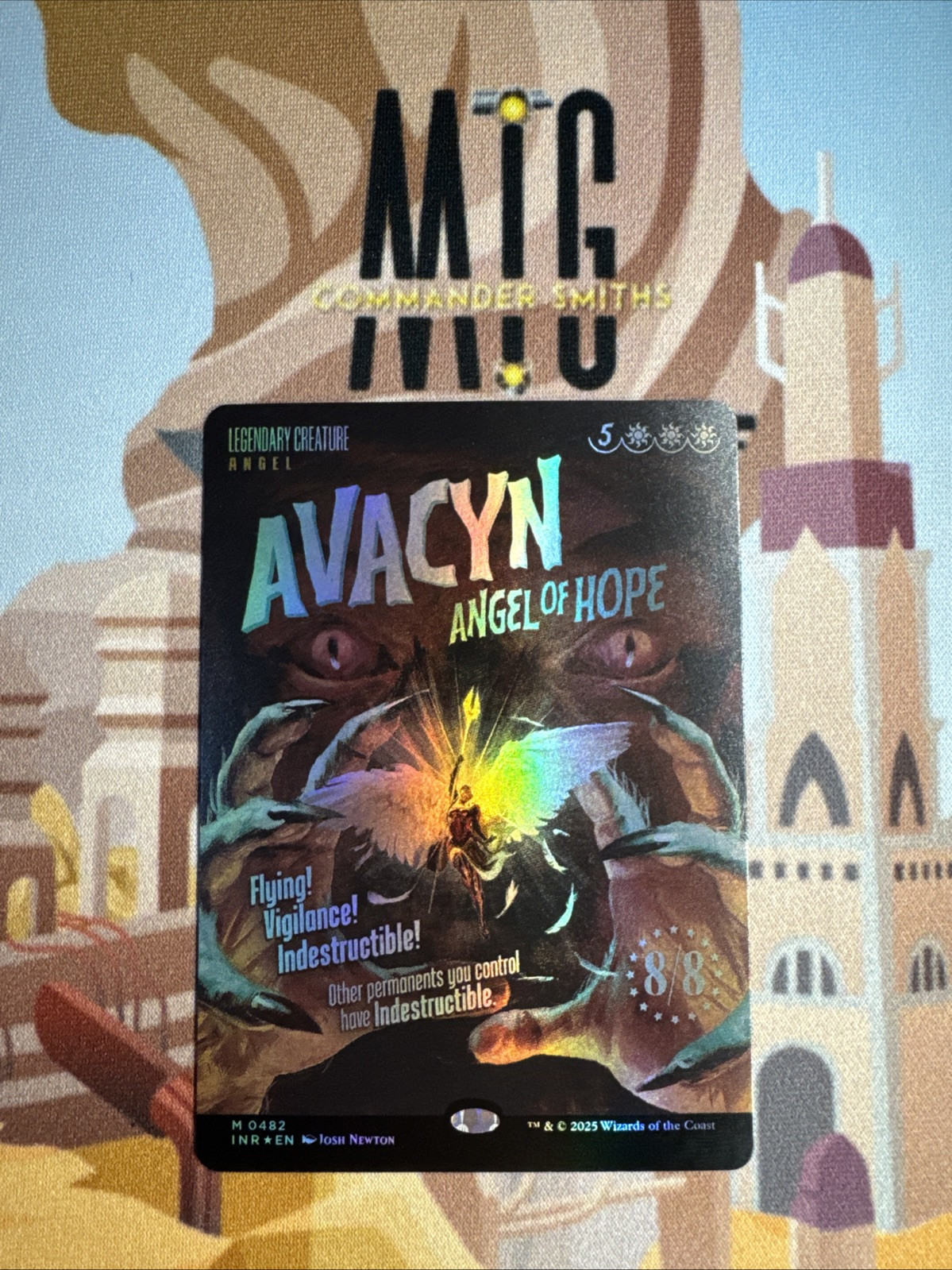 マジック：ザ・ギャザリング Avacyn, Angel of Hope poster art Foil s-l1600.jpg