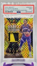 2023 Select Keyonte George Draft Selections Gold Prizm Patch PSA 9 RC #3/10 Jazz