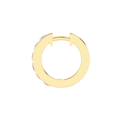0.6 CTTW Round Lab Grown Diamond Contemporary Earrings In 14K Gold(F-G, VS1-VS2) - Picture 12 of 16