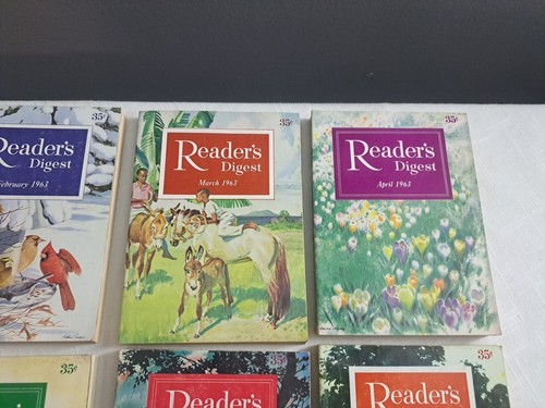 Vintage 1963 Set Of Reader's Digest Magazines - Picture 6 of 17