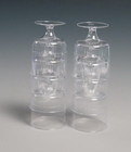142ml 5oz Reusable Plastic Wine Glasses Goblets Toasting Party Wedding Clear