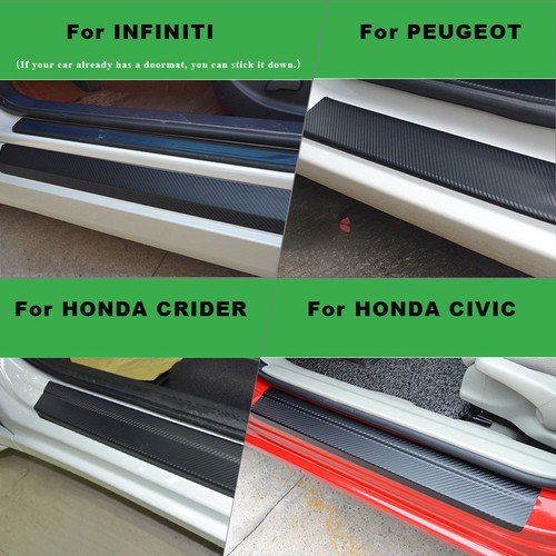 Accesorios para automóvil Placa de puerta Alféizar Cubierta antiarañazos Calcomanía Adhesiva Protector - Imagen 16 de 16