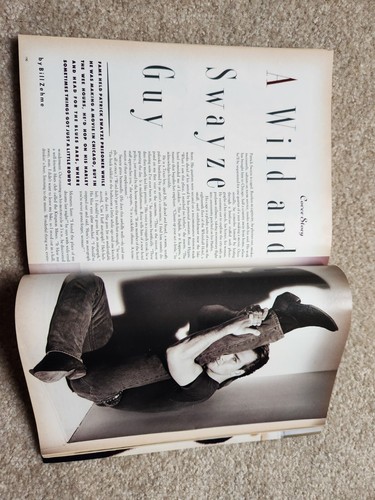 GQ 1989 Patrick Swayze February Issue, Virgina Madsen - Picture 7 of 10
