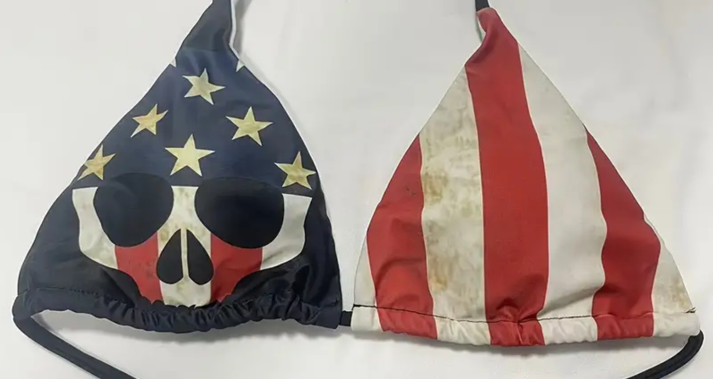 Sexy American Flag Triangle Bikini Halter Tie Side & Back 2 Piece Set Swimsuit eBay