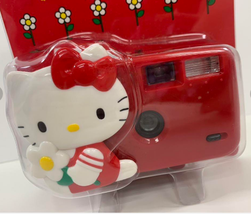 (For PART) Rare Vintage 1980 Red Sanrio Hello Kitty Film Camera Fuji Film Japan - Picture 2 of 6