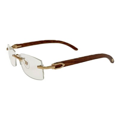 Cartierサングラス CT3524013-18 Cartier 3524013 18 135b Wood Temple Non-prescription