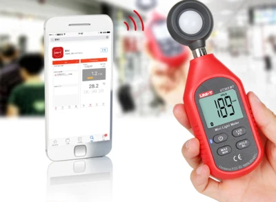 UNI-T UT383BT Digital Bluetooth Illuminometer Light intensity Meter Luxmeter