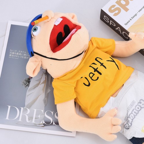 Cute Jeffy Hand Puppet Plush Toy 23" Stuffed Doll Gift Kids Toy US - Picture 7 of 12