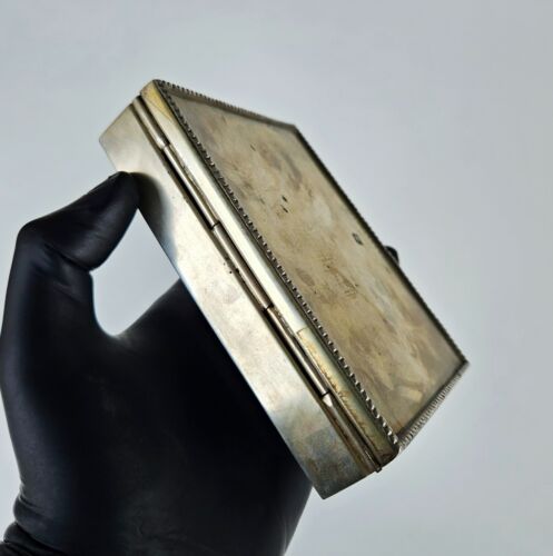 Antike schwere massive 925 Sterling Silber Trincket Box / Zigarrenkiste - Bild 5 von 24
