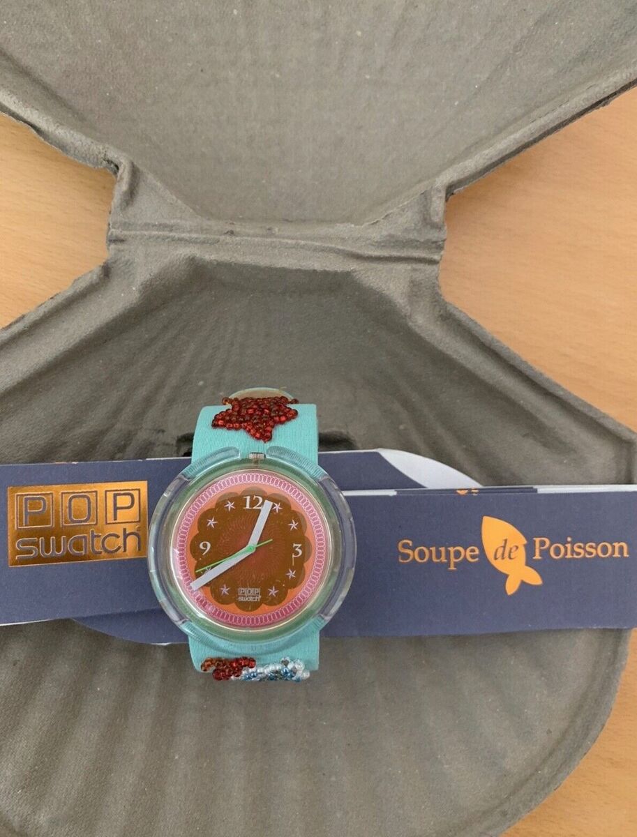 Vintage Pop Swatch Watch 1993 Soupe De Poisson PWZ106PACK | eBay Vintage Pop Swatch Watch 1993 Soupe De Poisson PWZ106PACK | eBay