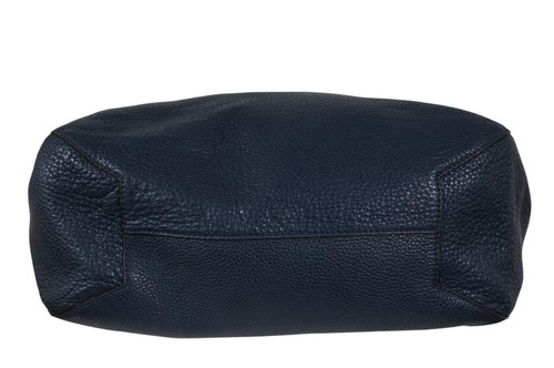 Michael Kors Womens Tote Bag Navt Blue Reversible White Leather Travel Shoulder - Picture 7 of 17