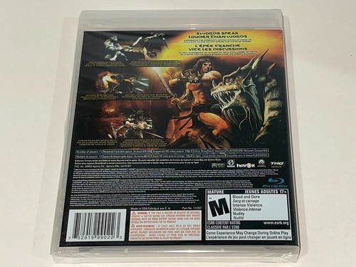 Conan Sony PlayStation 3 PS3 THQ NTSC Barbarian Authentic Y Fold Sealed New - Picture 10 of 12