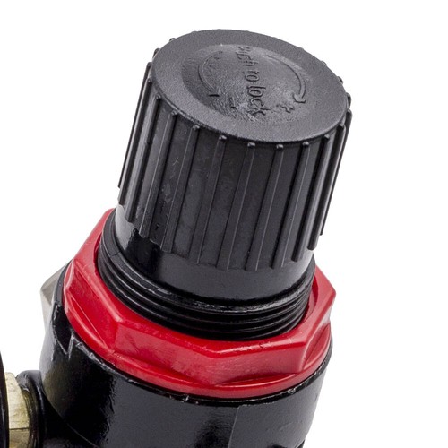 2.5mm HVLP Feed Air Spray Gun Kit with Regulator Gauge Paint Sprayer Sliver - Picture 10 of 12