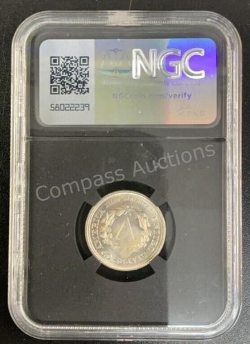 1883 Liberty/"V" Nickel NO "Cents" CERTIFIED NGC 9.4 - Picture 5 of 6