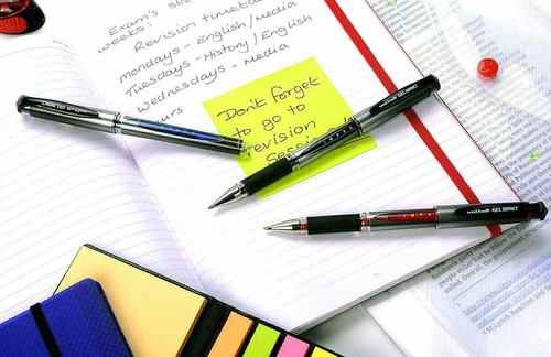 uni-ball 207 Impact Gel Pens, Bold Point 1.0mm, Blue, Extra Fine Pack of 12 Pens - Picture 5 of 6