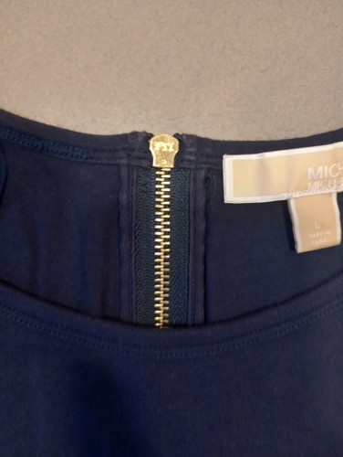 Vestido Michael Kors Para Mujer Grande Azul Vestido Cambio Bling Logo - Imagen 4 de 8