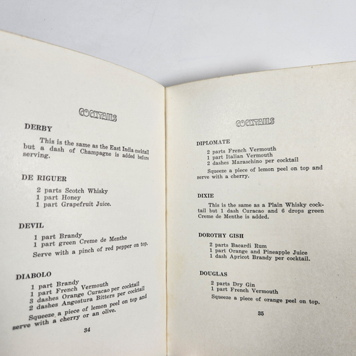 Cocktails by Jimmy Late of Ciros London 1930s Mixology Vtg Recipe Book McKay - Imagen 11 de 18