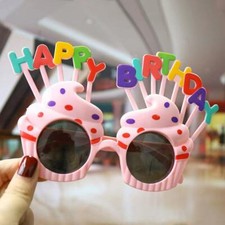 Happy Birthday Party Glasses Children Fancy Dress Photo Booth Prop Party Wear