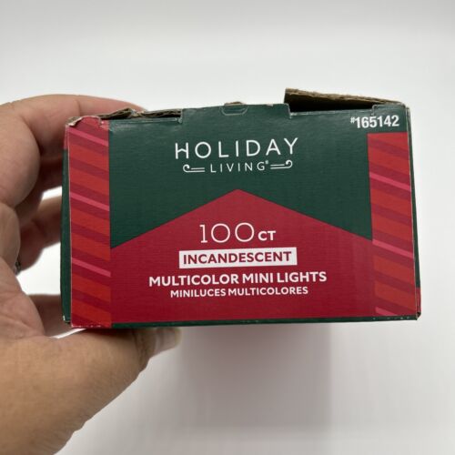 Christmas Lights,100ct Multi Color String Lights Indoor Outdoor Incandescent - Picture 5 of 6