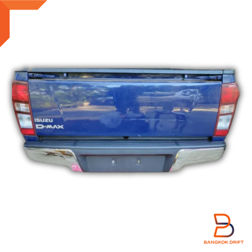 Rear Steel Step Chrome Bumper Bar Assembly For Isuzu D-Max Pickup Ute 2012-2019 - Picture 3 of 7