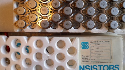 BUX48  Qty2  SGS-Thomson  HIGH POWER NPN SILICON TRANSISTORS  Ic- 15A  850V- Ucb - Picture 7 of 7