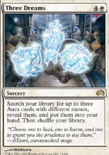 THREE DREAMS X4 4X Planechase 2012 Magic the Gathering Cards DJMagic - Imagen 1 de 1