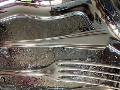 RARE COUTEAU A BEURRE EN METAL ARGENTE CHRISTOFLE BOREAL ART