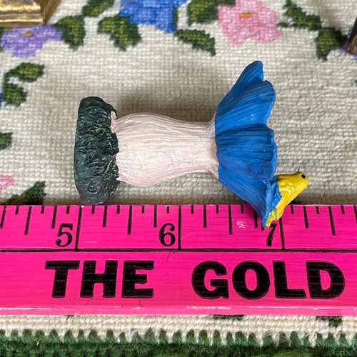 Miniature Fairy Garden FLOWER BIRD BATH Resin Figurine Dollhouse Yard Ornament - Picture 5 of 6