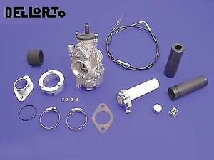 Dell-039-Orto-40mm-Carburetor-Kit-Shovelhead-Rigid-74-4-Speed-Sportster-Dyna-Shovel