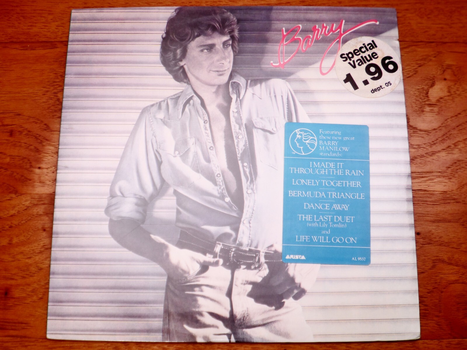 Barry Manilow ♫ Barry ♫ Sealed 1980 Arista Records Original Vinyl LP