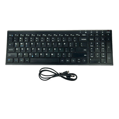 iClever BK10 Bluetooth Keyboard Rechargeable Bluetooth 5.1 Multi Device Keyboard