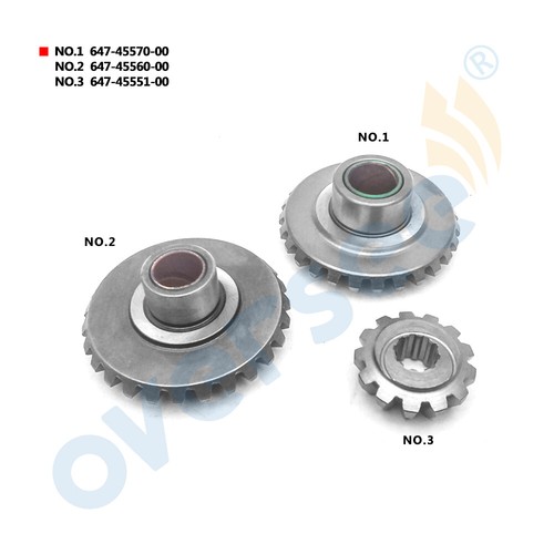Kit de engranajes 647-45570 647-45560 647-45551 para motor fueraborda Yamaha 6 hp 8 hp - Imagen 3 de 3
