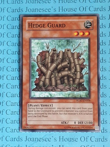 Hedge Guard RGBT-DE008 Common Yu-Gi-Oh Karte (U) Neu - Bild 2 von 3