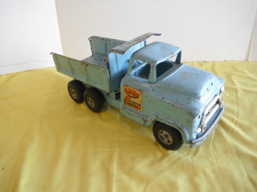 BUDDY L GMC PRESSED STEEL DUMP TRUCK ORIGINAL - Picture 2 of 10