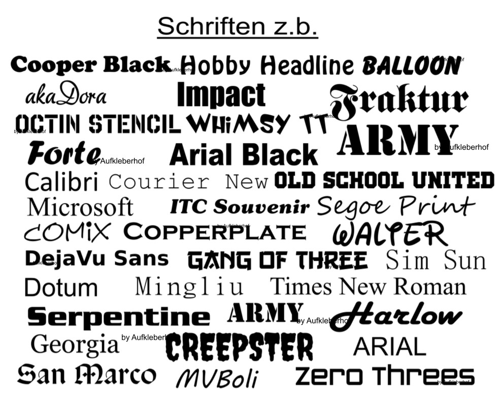 40cm Wunschtext Aufkleber Auto Geschenk personalisiert selbst gestalten Name 