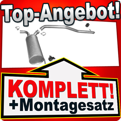 Auspuff für PEUGEOT EXPERT II 2.0 HDI 120 140 LWB mit DPF Auspuffanlage