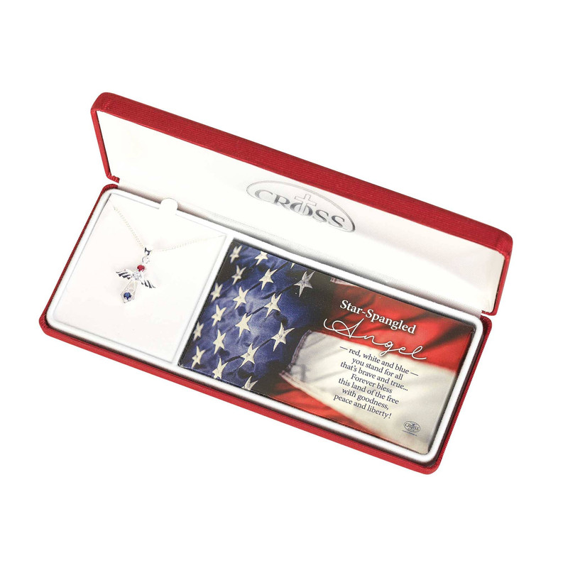 Ожерелье из серебряной цепочки в виде Звезды Ангела