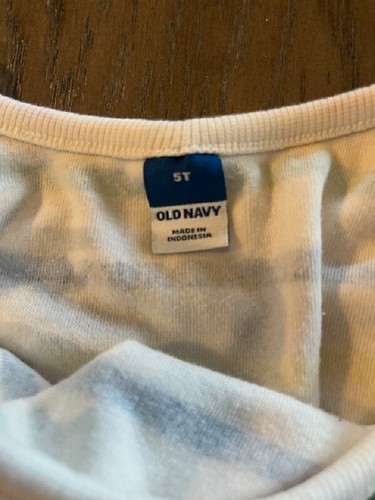 OLD NAVY GIRLS MULTI STRIPED TERRY PRINT COTTON BLEND SHORT ROMPER SIZE 5T - Picture 3 of 4