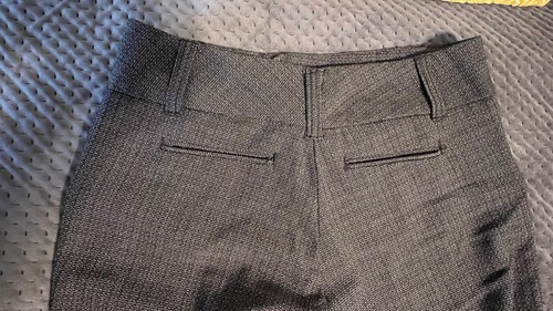 Daisy Fuentes Women Size 2 Black With Pattern Straight Leg Dress Pants - Picture 6 of 9