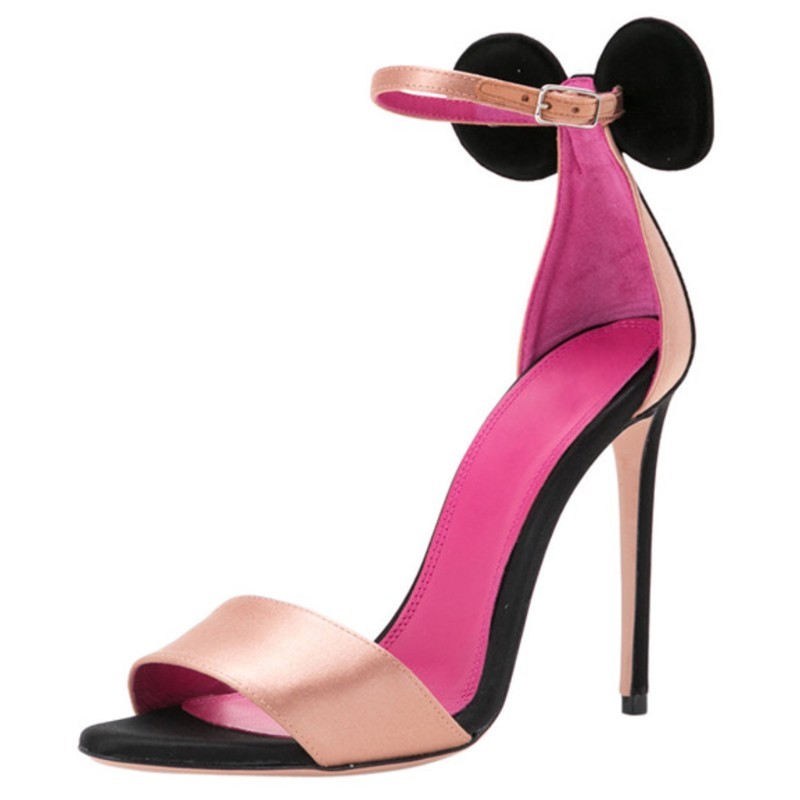 Nueva camiseta para mujer taco taco mujer alto brillo Minnie Mouse Arco Talón Sandalias zapatos, 6 Colors caliente c5b1de Nueva camiseta para mujer taco taco mujer alto brillo Minnie Mouse Arco Talón Sandalias zapatos, 6 Colors caliente c5b1de