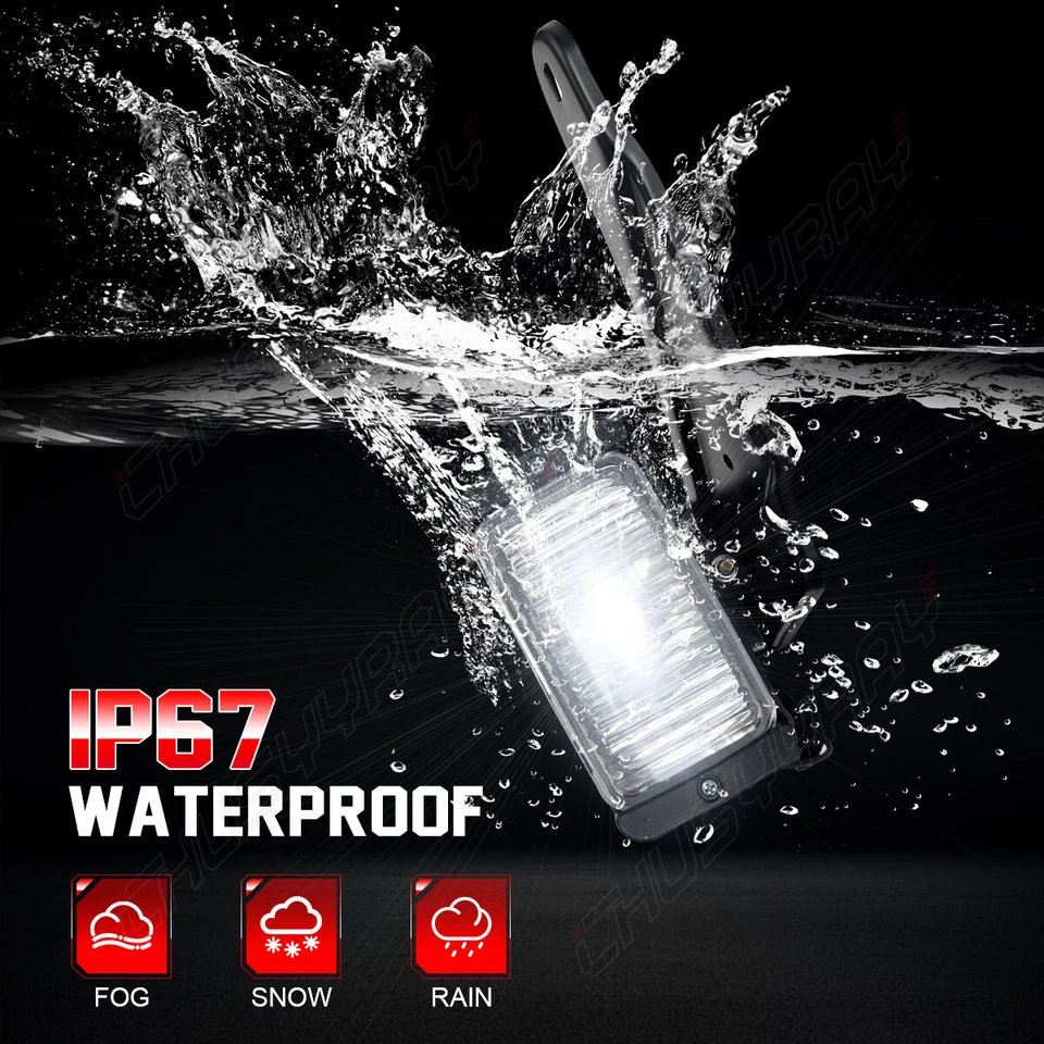 Luces antiniebla de parachoques lámpara de conducción para GMC Jimmy K1500 K2500 K3500 1988-1997 Foto 4 de 4