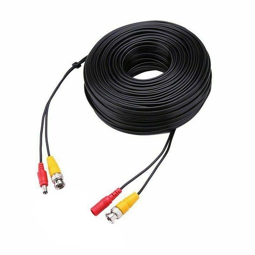 XVIM 100ft 2 in 1 Power&Video Wire BNC Cable for CCTV Scurity Camera System DVR - Picture 3 of 7