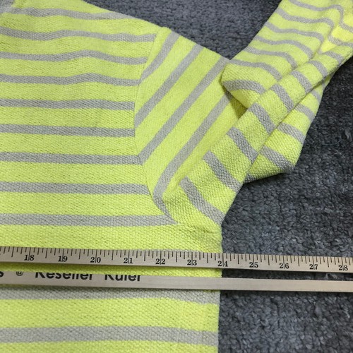 Scotch Soda Sweater Mens Large Sweatshirt Structured Yellow Beige Stripe Casual - Picture 6 of 11