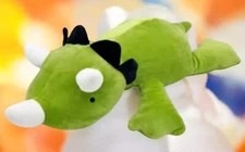 NEW Dinosaur Plush Weighted for Anxiety Stuffed Microwaveable 3.5 lbs 24" w Bag