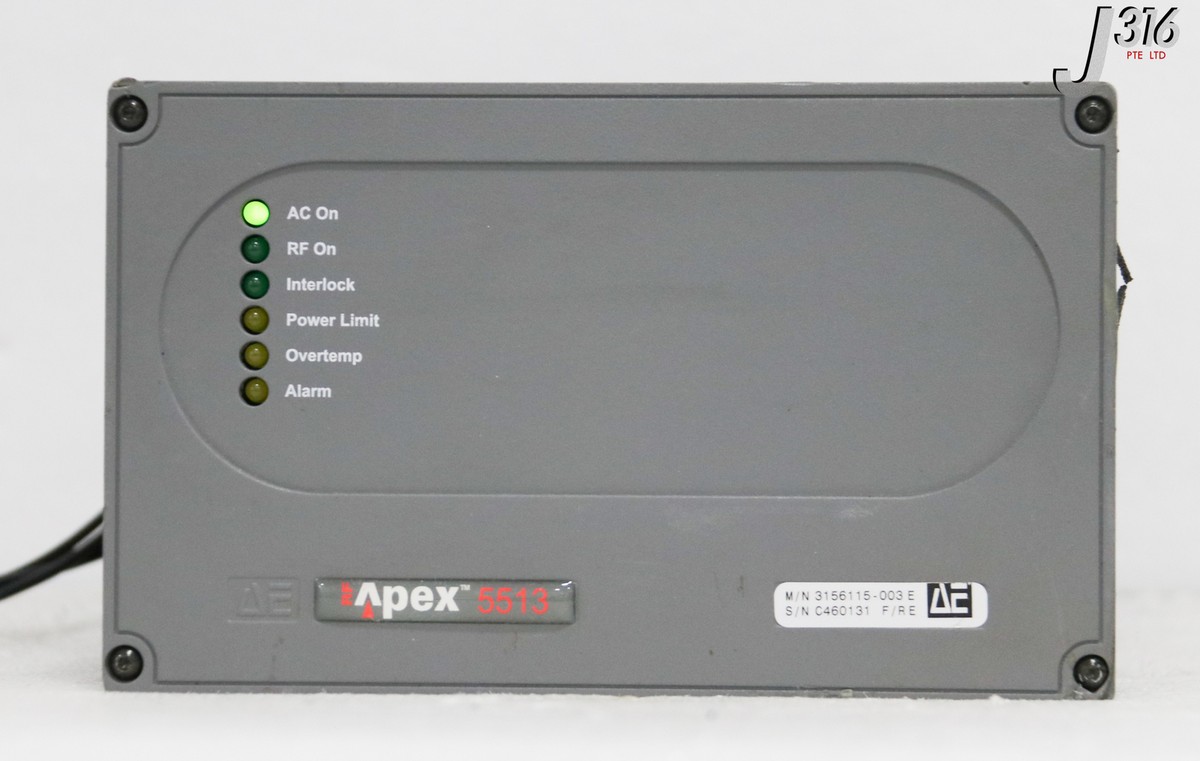 はー 34559 ADVANCED ENERGY RF GEN, APEX 5513, 5.5KW 13.56MHZ (WORKING
