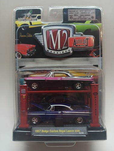 Dodge Custom Royal Lancer D500 1957 elevación automática M2 1:64 sellado de fábrica 2012 - Imagen 1 de 7