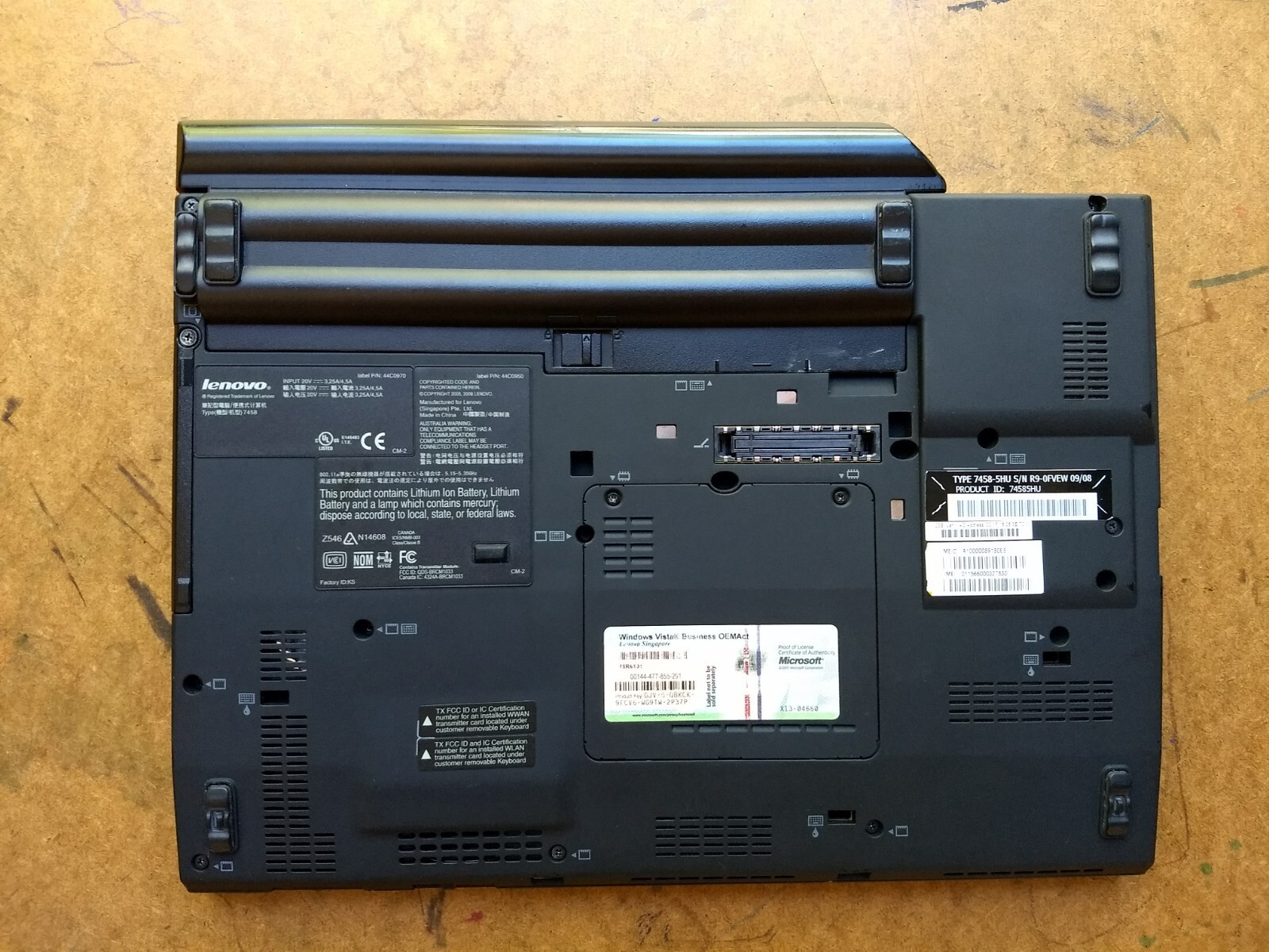 Thinkpad X200 Libreboot 1TB SSD 2.4GHz w/ 8GB RAM 9-Cell Bat AC ThinkLight - Picture 4 of 12