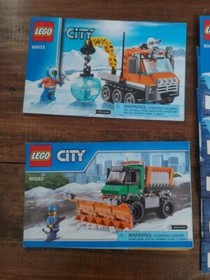 Lego City Instruction Manuals Arctic Base Camp Lot (60036) 1 thru 5 Only 60033