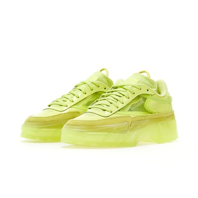REEBOK x CARDI B Sneaker 'Club C Cardi' hi vivid green/clear